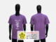 เสื้อยืดสีม่วง เสื้อยืดพร้อมสกรีน เสื้อกลุ่ม เสื้อรวมรุ่นพยาบาล สกรีนเสื้อเชียงราย