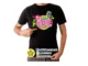 เสื้อยืดสีดำ สกรีน เชียงราย บัวบานม่วนขนาด