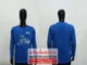 เสื้อแขนยาว สีน้ำเงิน เสื้อกีฬา สกรีนเสื้อเชียงราย