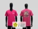 เสื้อยืดสีชมพู เสื้อยืดคอวี เสื้อยืดพร้อมสกรีน สกรีนเสื้อเชียงราย