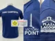 เสื้อกีฬาสีน้ำเงิน เสื้อทีมงาน สกรีนเสื้อเชียงราย